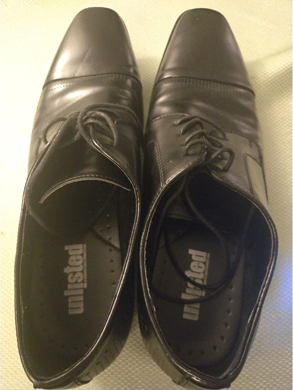 Unlisted by Kenneth Cole Lesson Plan Black Cap-Toe Oxford Size 11 M